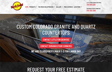 Rock Solid Custom Granite Countertops & Cabinets